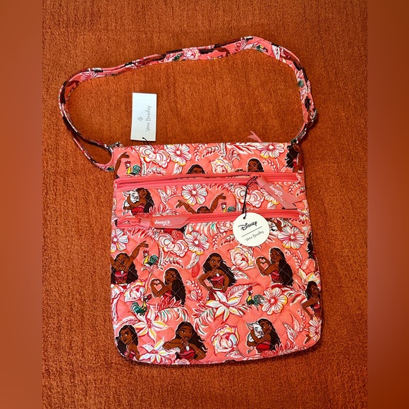 Vera Bradley Handbags - Vera Bradley x Disney Moana Adventure Triple-Zip Hipster NWT